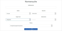 Cybersecurity Navigator: Filter für die Normensuche Cybersecurity Navigator: Filter für die Normensuche