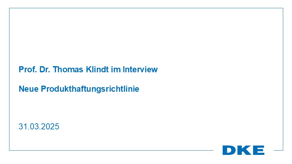 Neue Produkthaftungsrichtlinie: Interview mit Prof. Dr. Thomas Klindt