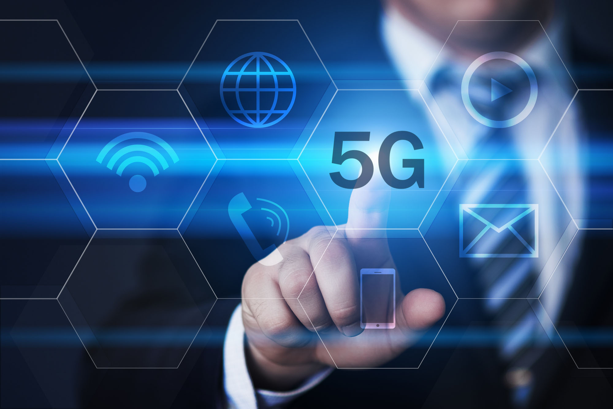 Futuristische Illustration von 5G
